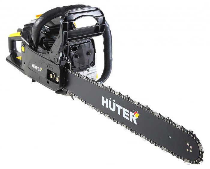 Huter BS-52 chainsaw：記述、仕様およびレビュー