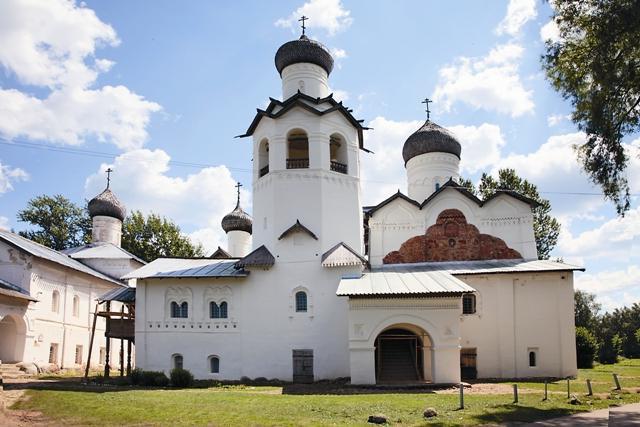 古いロシアの救済preobrazhensky修道院 
