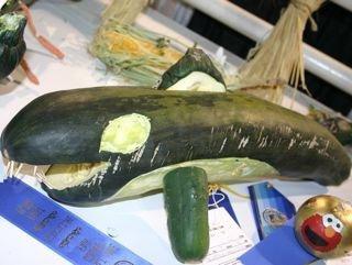 自分の手で野菜の骨髄からの手工芸品