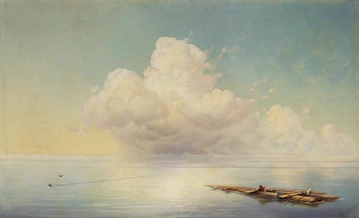 Ivan Konstantinovich Aivazovsky。海の風景の名前の写真