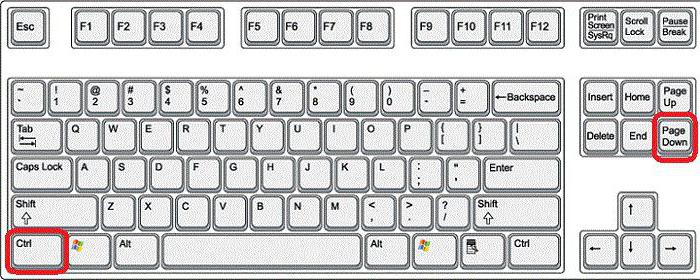 キーボードを使用してタブを切り替える方法