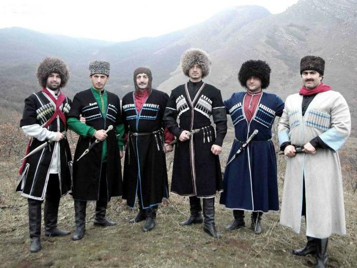 ダゲスタンの男性民族衣装