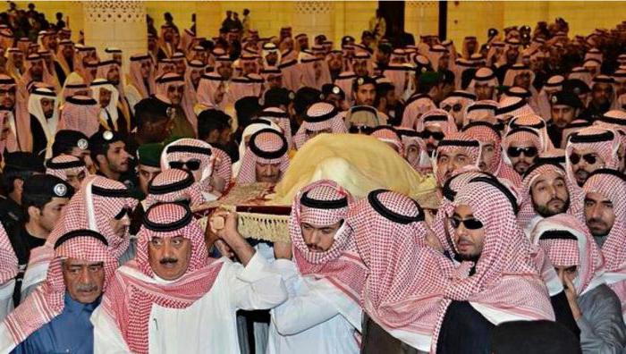サウジアラビア王国のアブドラ王とその家族