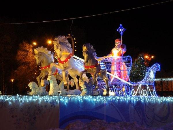 ロシアで新年を祝う